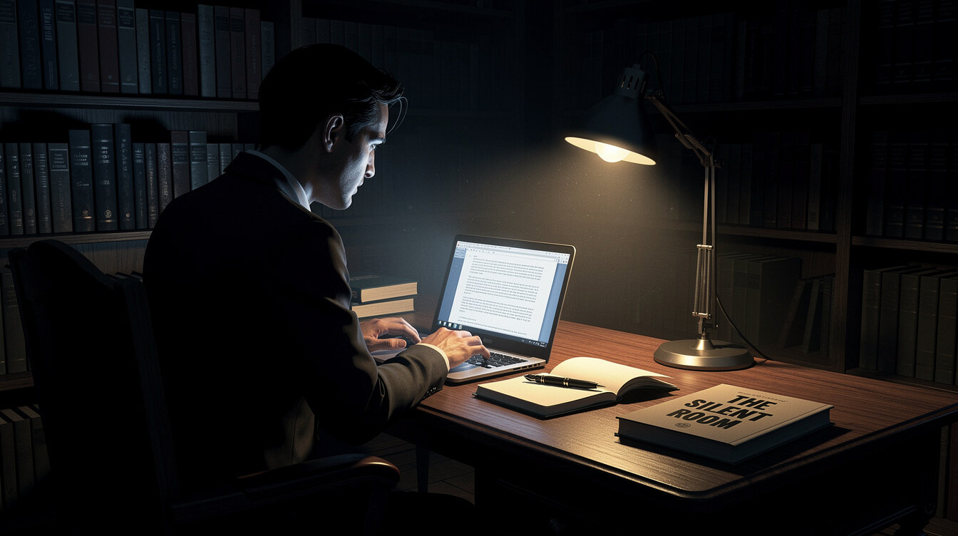 writer building suspense