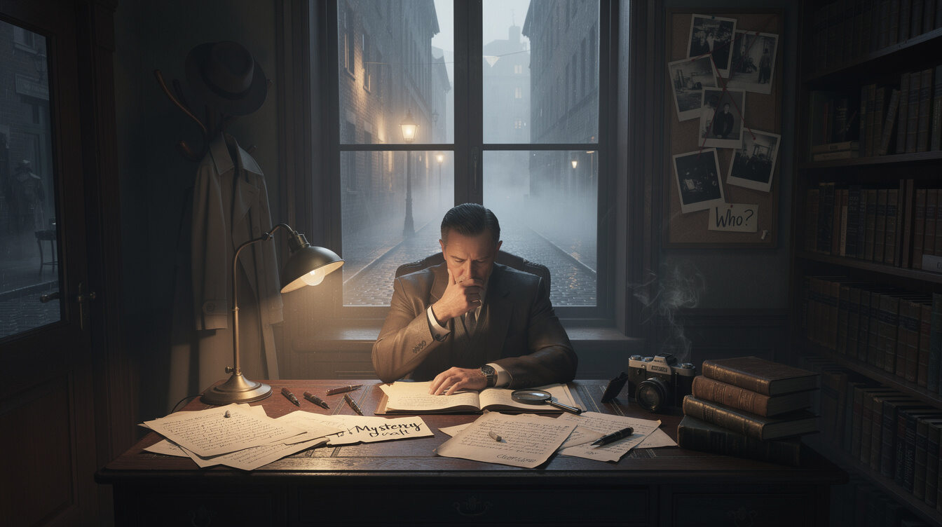 mystery writer inspiration